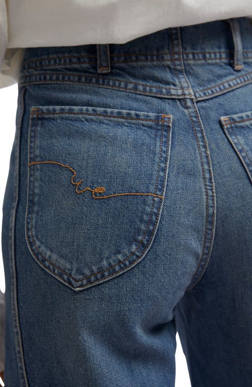 Free People Tinsley Baggy High-rise Jeans In Hazey Blue