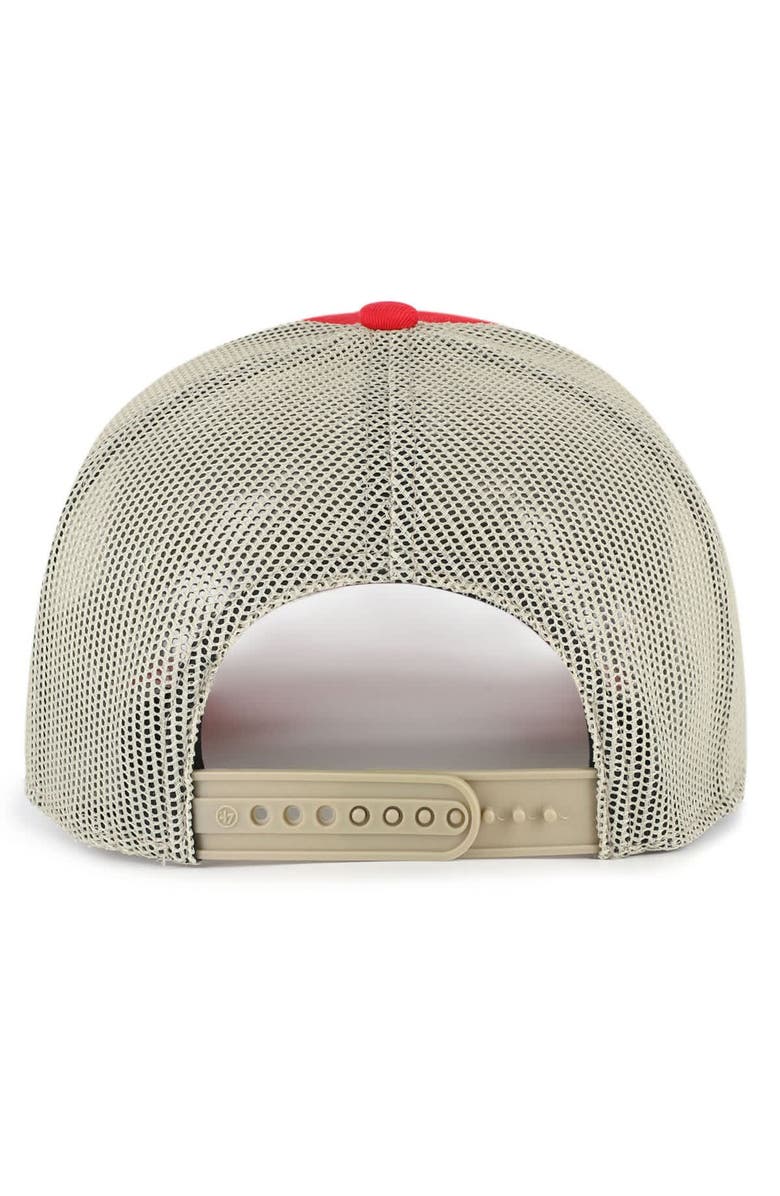 '47 Men's '47 Red NC State Wolfpack Arid Adjustable Trucker Hat, Alternate, color, Red