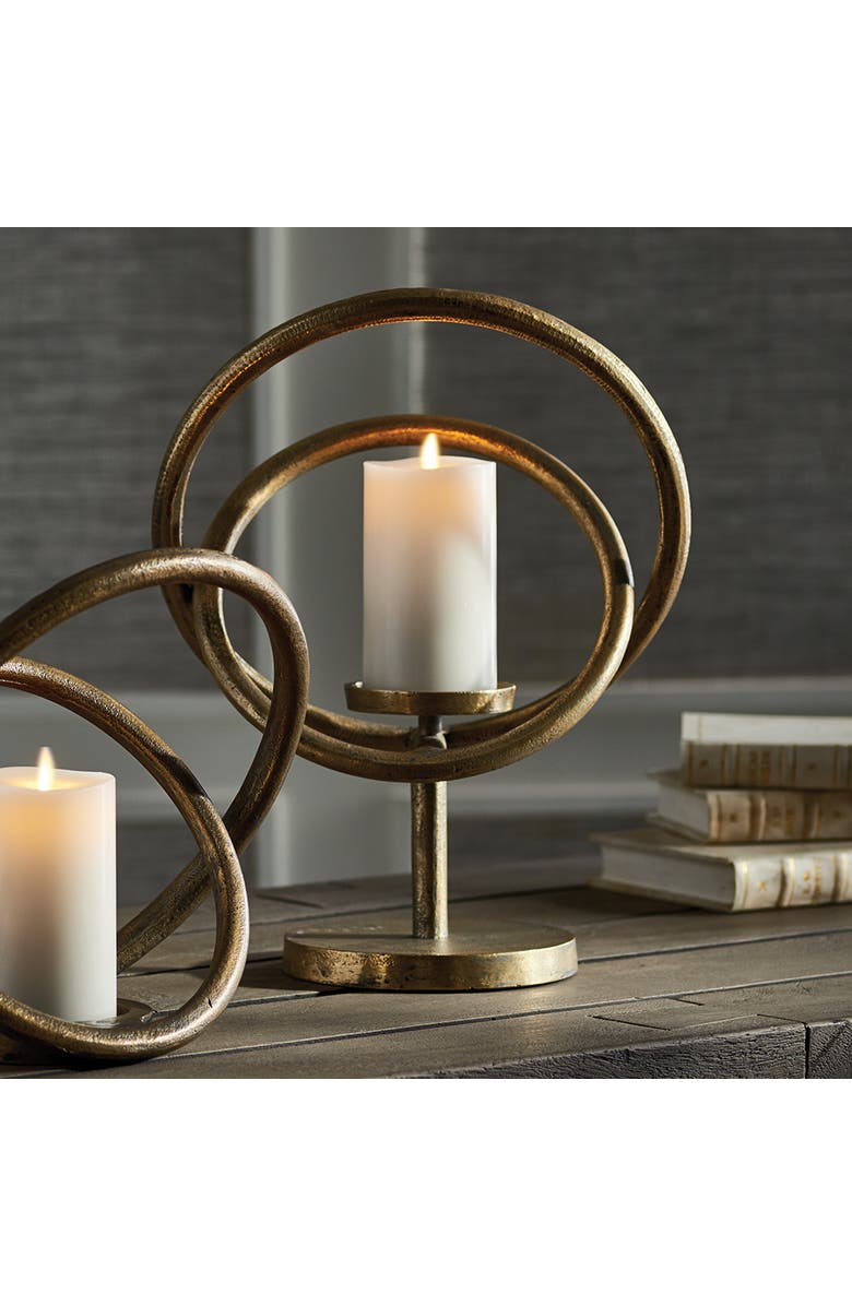 Napa Home & Garden Da Vinci Candleholder 15", Alternate, color, Gold