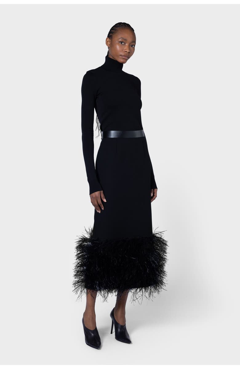 Roksanda Zari Textured Pencil Skirt, Alternate, color, Black