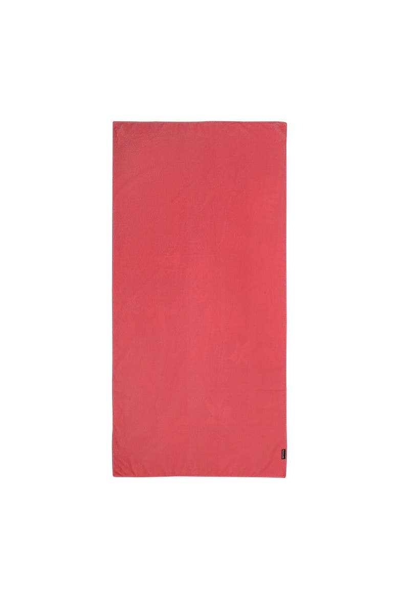 Hawaiian Beach Towel, Alternate, color, Blue and Pink and White