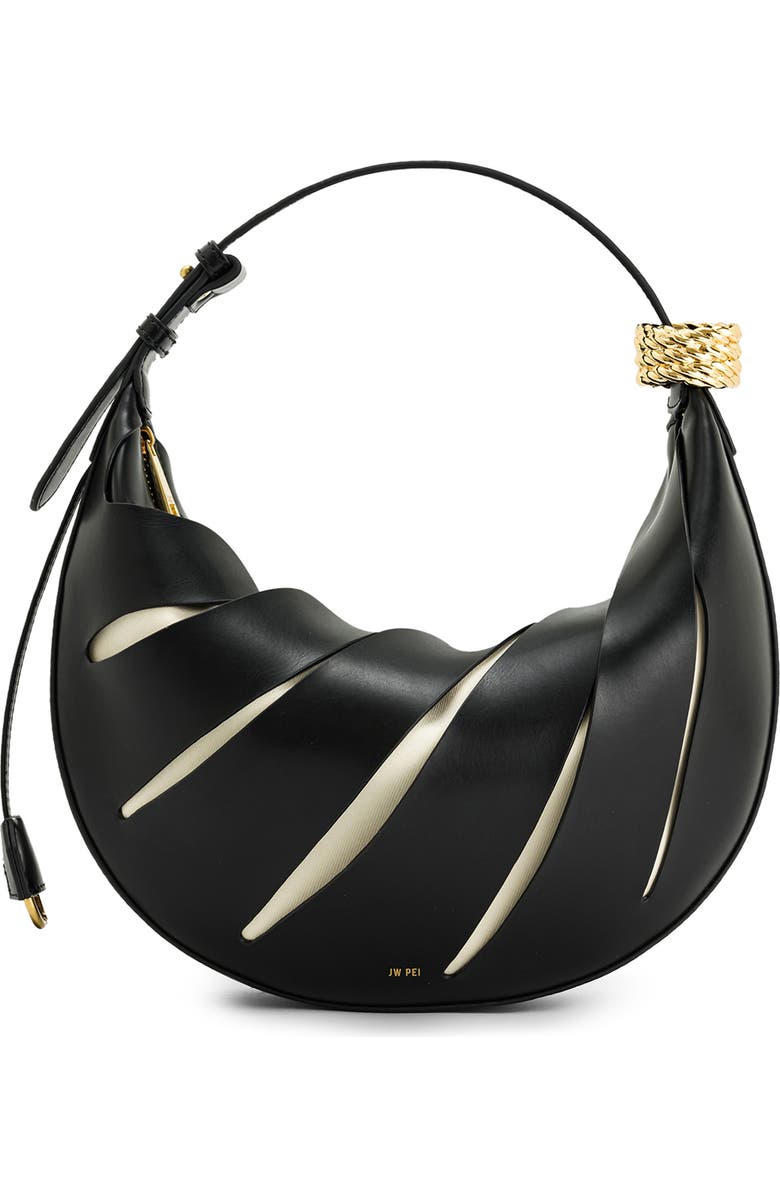 JW PEI Jana Hollow Out Faux Leather Shoulder Bag, Main, color,