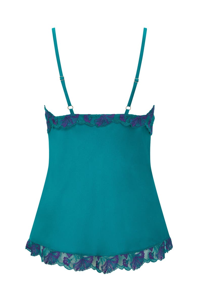 Scarlett Gasque The Marilyn Camisole, Alternate, color, Teal