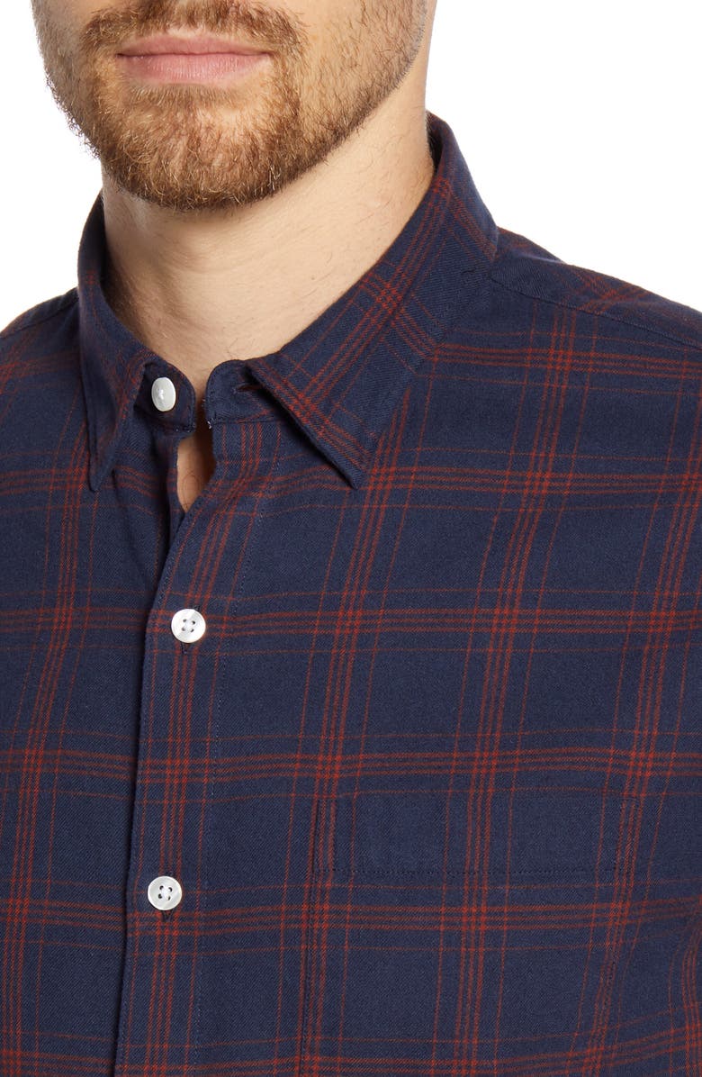 Bonobos Slim Fit Plaid Flannel Button-Up Shirt, Alternate, color,