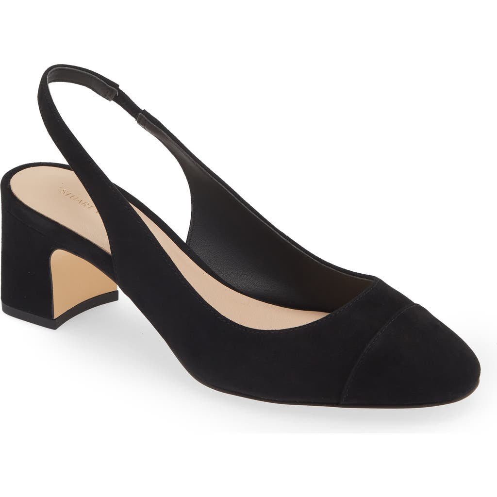 STUART WEITZMAN STUART WEITZMAN TWIST BLOCK HEEL SLIDE SANDAL