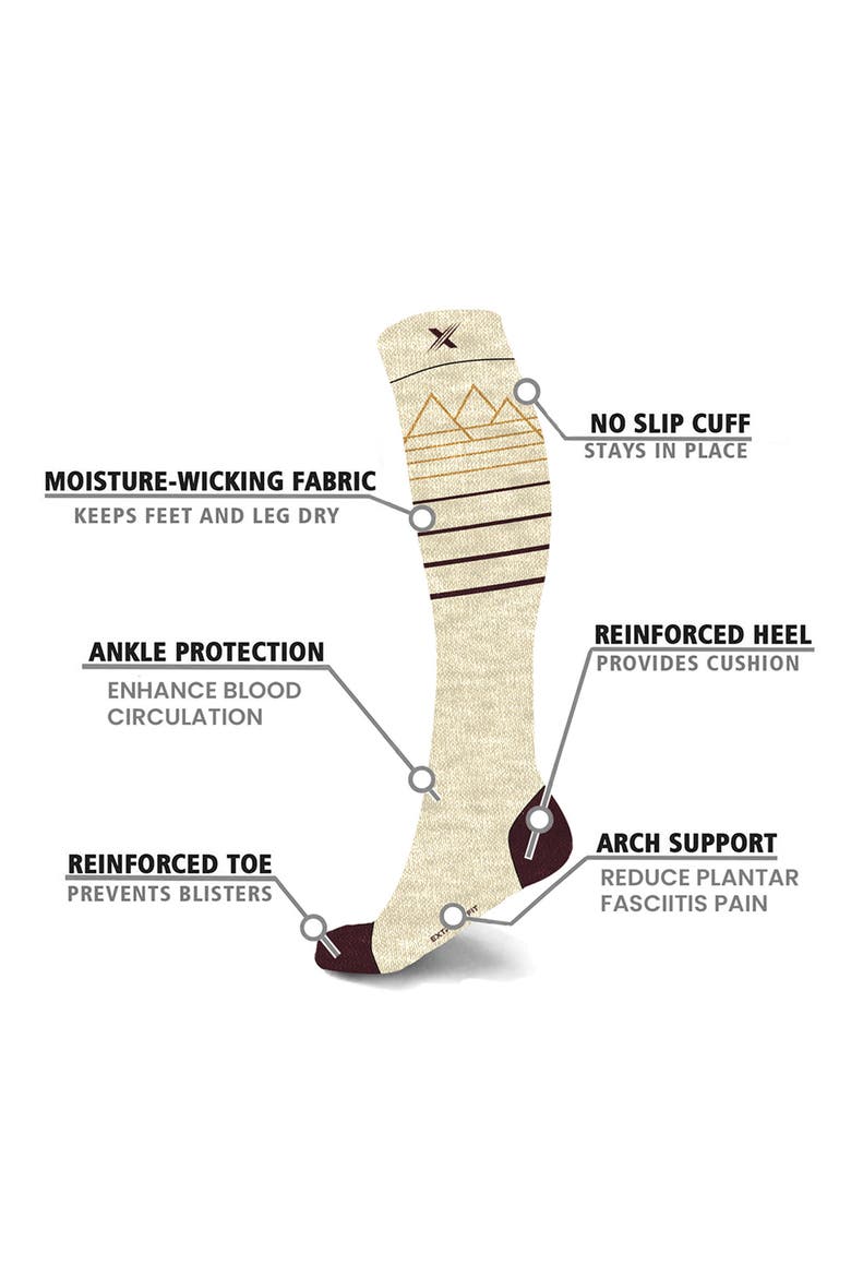 3-Pack Knee High Compression Socks, Main, color, MIX