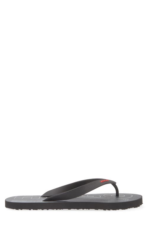 Hugo Boss Boss Arvel Flip Flop In Gray