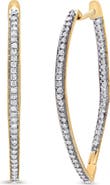 Haus of Brilliance 10k Yellow Gold Round Diamond Earrings