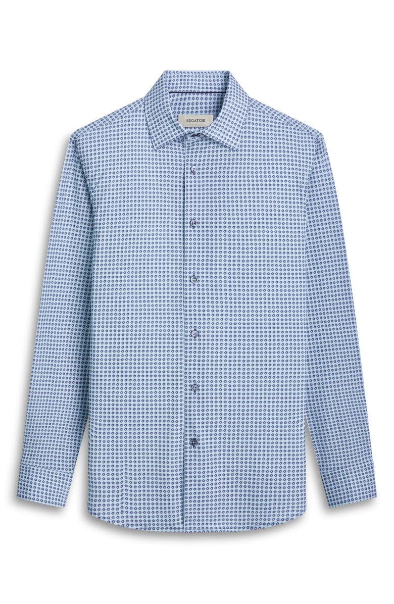 Bugatchi James OoohCotton<sup>®</sup> Neat Floral Button-Up Shirt, Alternate, color, Menthol