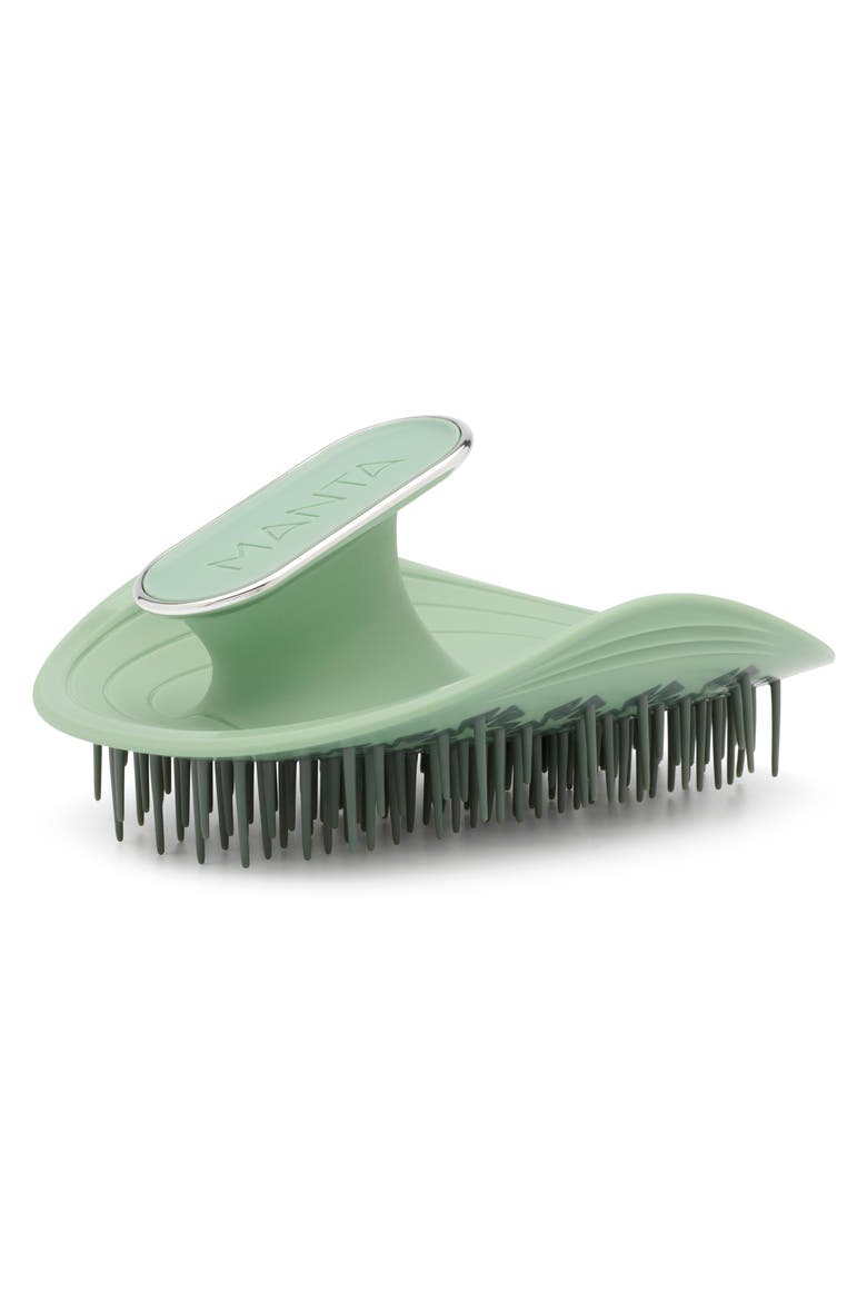 Fragile & Sensitive Scalp Brush, Main, color, SERENE GREEN