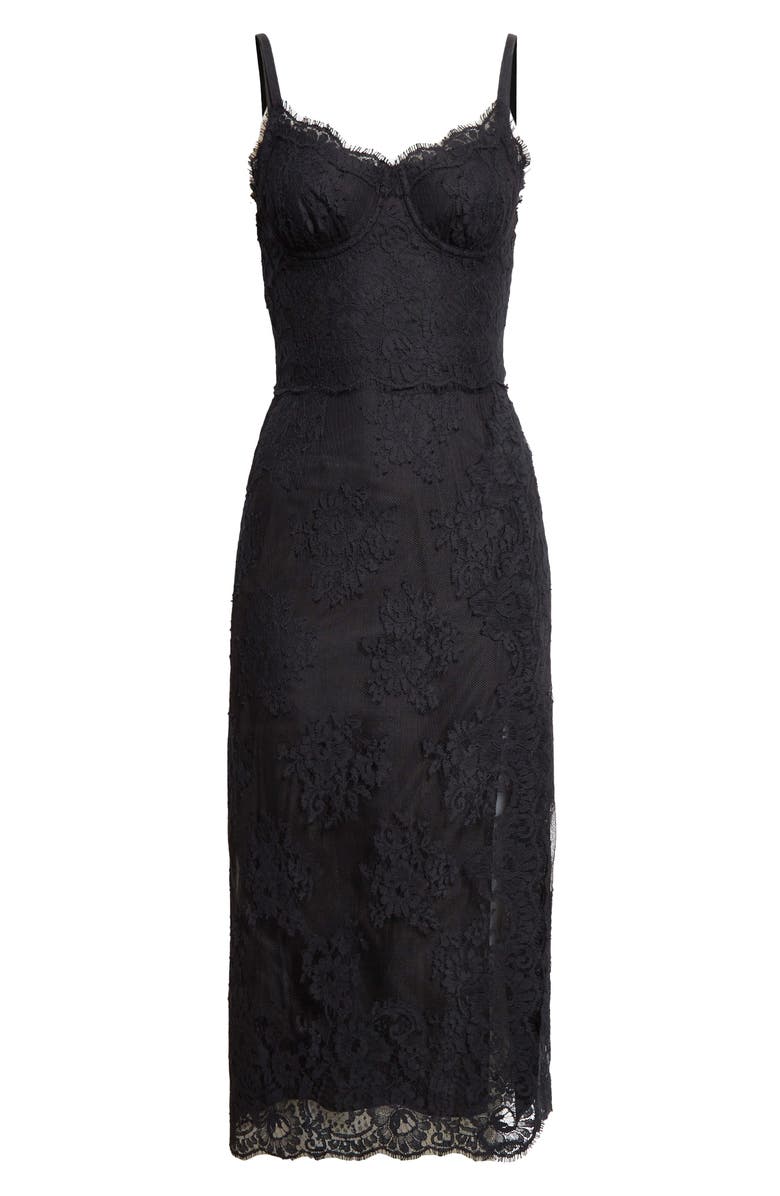 Dolce&Gabbana Chantilly Lace Sheath Dress, Alternate, color,