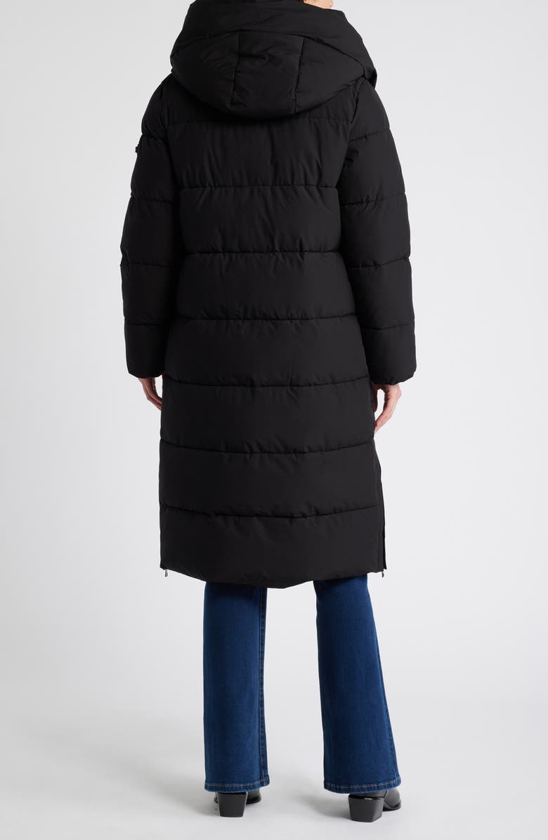 BCBGMAXAZRIA Pillow Collar Hooded Puffer Coat, Alternate, color,