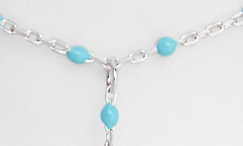 Nashelle Iris Bead Hand Chain
