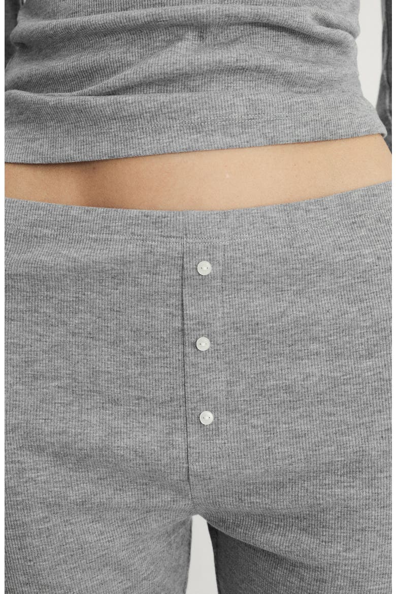 Rib Knit Pants, Alternate, color, GREY