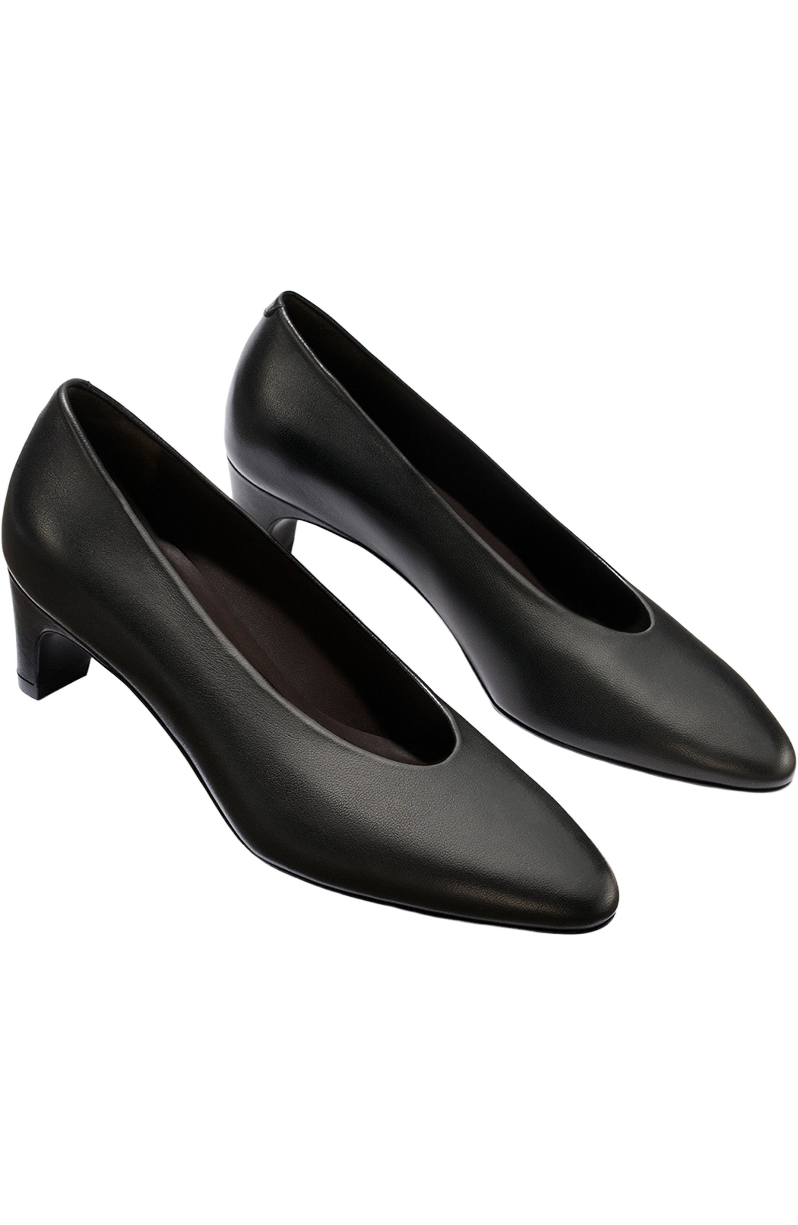 The Augusta Glove Pump, Alternate, color, Black Nappa