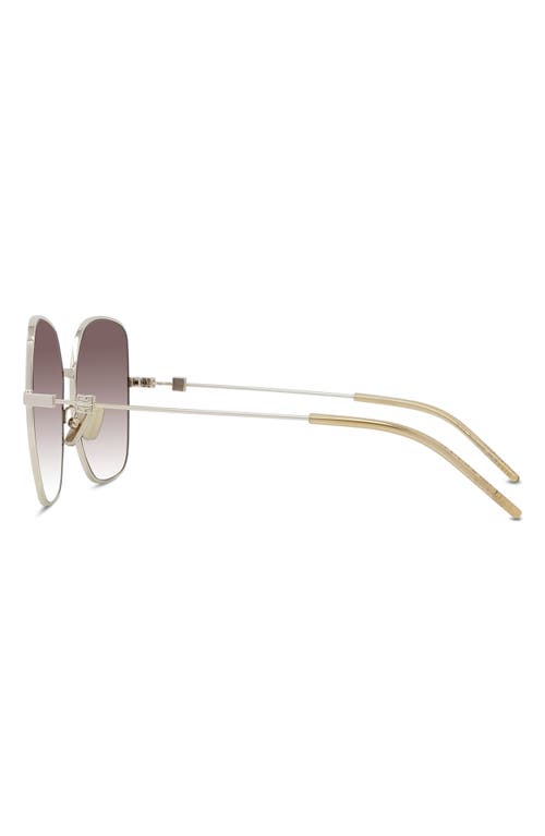 Givenchy Gv Speed Gradient Square Sunglasses In Neutral