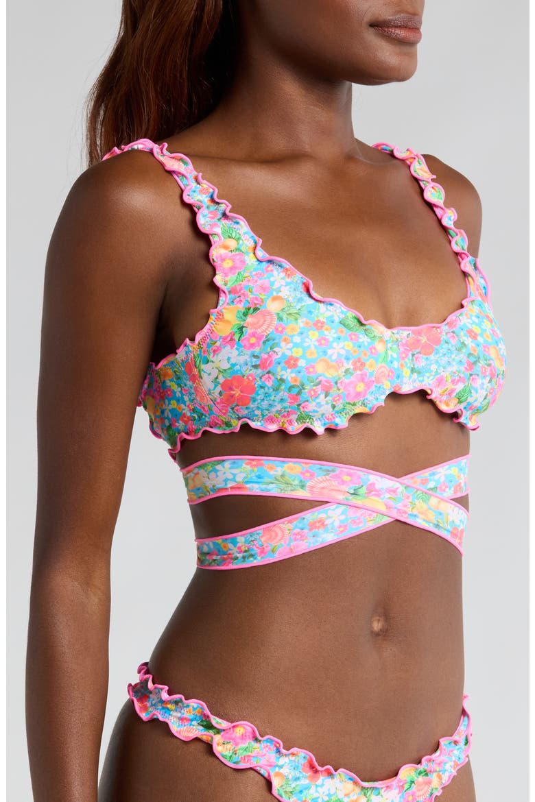 Lettuce Trim Bikini Top, Alternate, color, MERMAID GARDEN