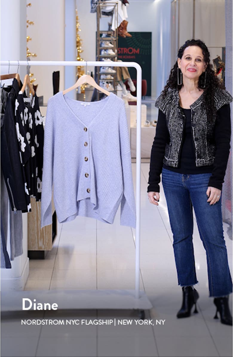 Cameron Rib Coziest Yarn Cardigan Sweater, sales video thumbnail