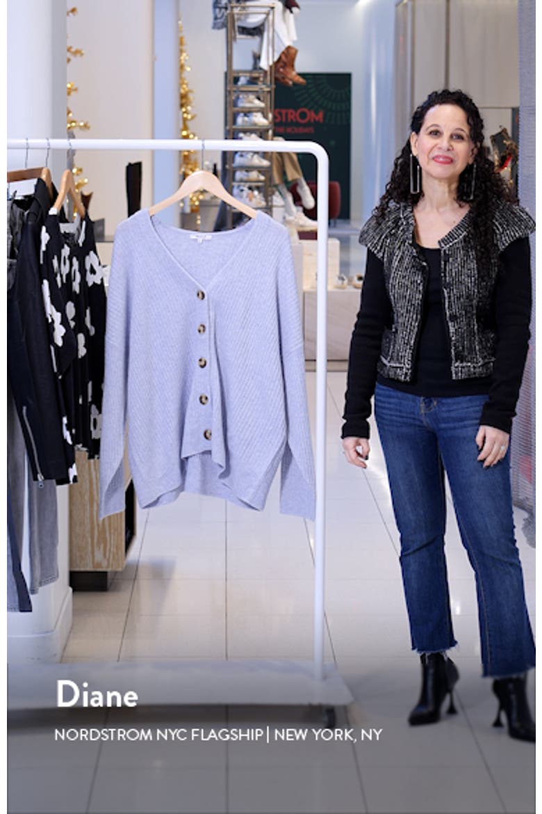 Cameron Rib Coziest Yarn Cardigan Sweater video