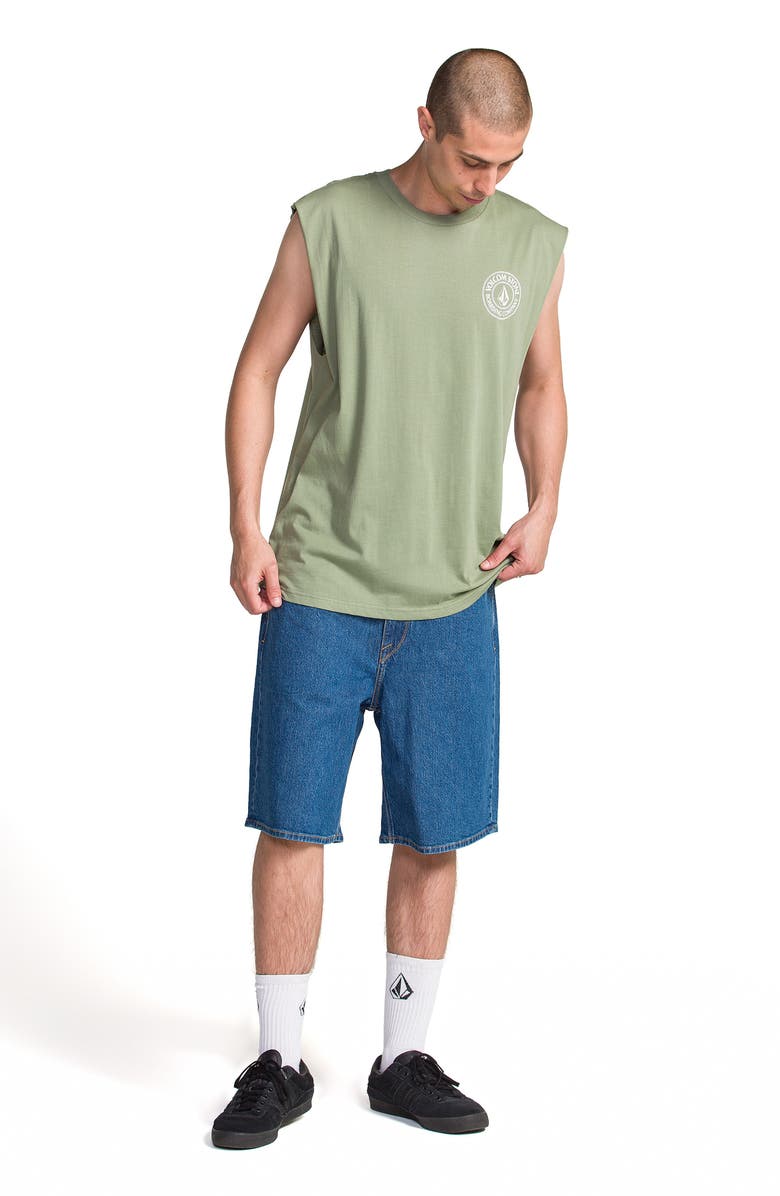 Volcom Drain You Sleeveless Graphic T-Shirt, Alternate, color, Brolive