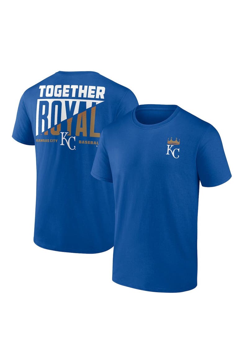 Men's Fanatics Branded Royal Kansas City Royals Hometown Collection Together T-Shirt, Main, color, Royal