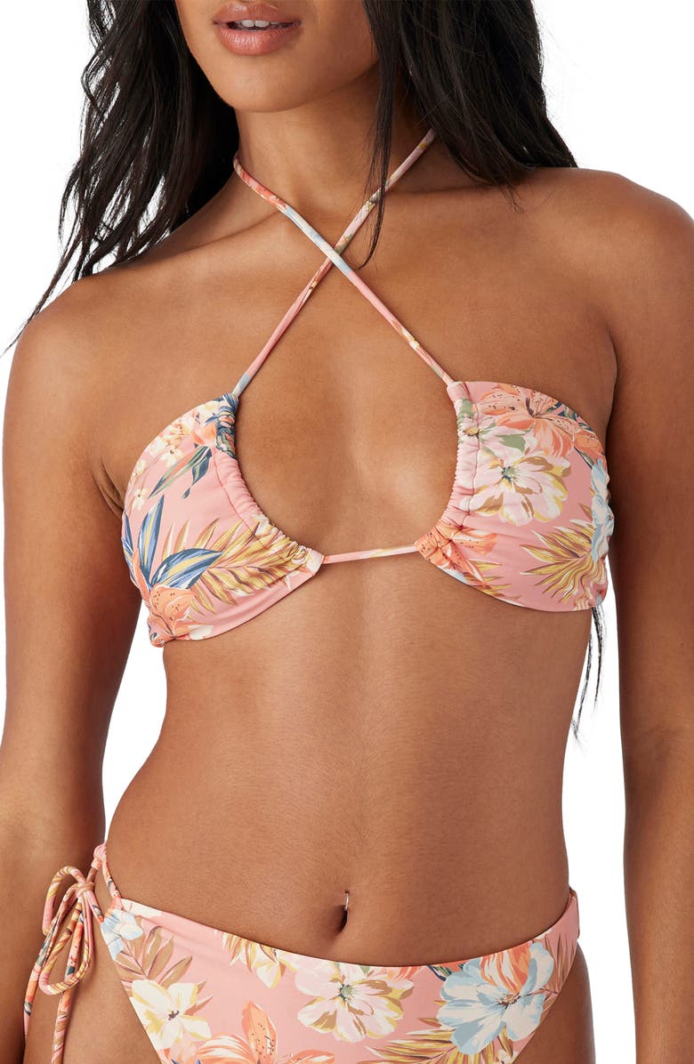 O'Neill Punta Tropical Bikini Top, Main, color, 