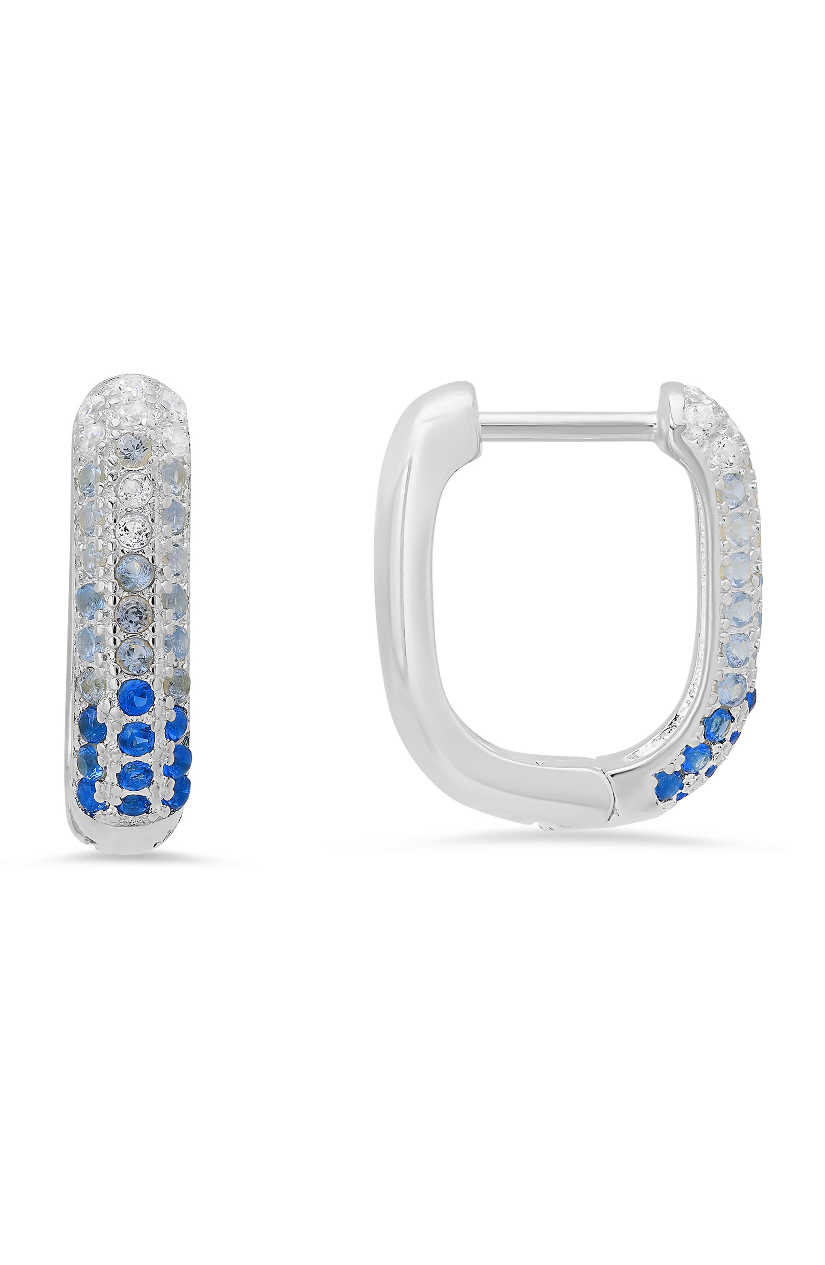 Queen Jewels Ombré Hoop Earrings