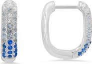 Queen Jewels Ombré Hoop Earrings
