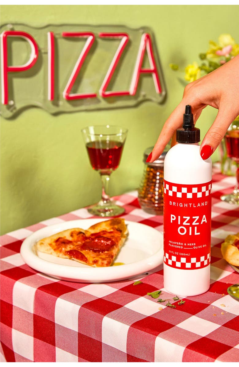 Brightland Jalapeno & Herb Pizza Oil, Alternate, color,