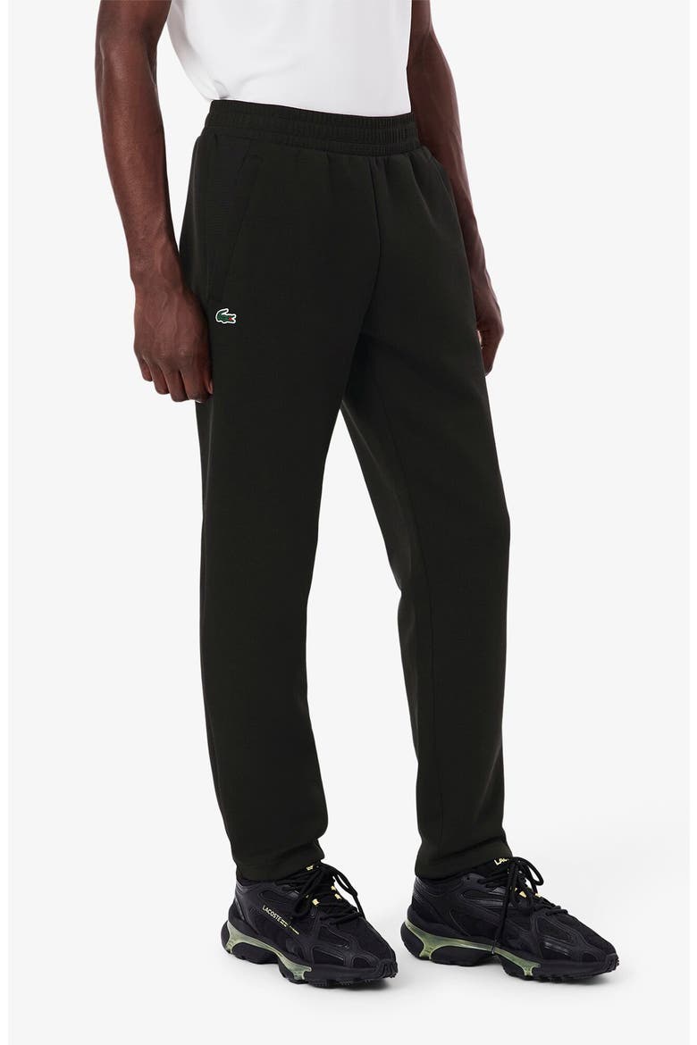 Mesh Panel Tapered Track Pants, Alternate, color, BLACK