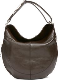 Lemaire Quiver Clip Leather Hobo Bag