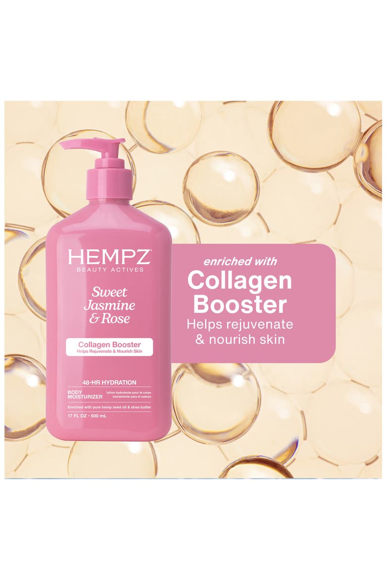 Beauty Actives Sweet Jasmine & Rose Herbal Body Moisturizer with Collagen Booster, Alternate, color, NO COLOR