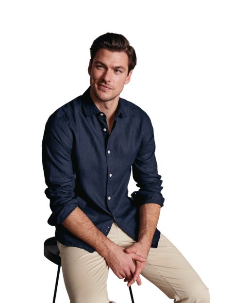 Plain Pure Linen Shirt