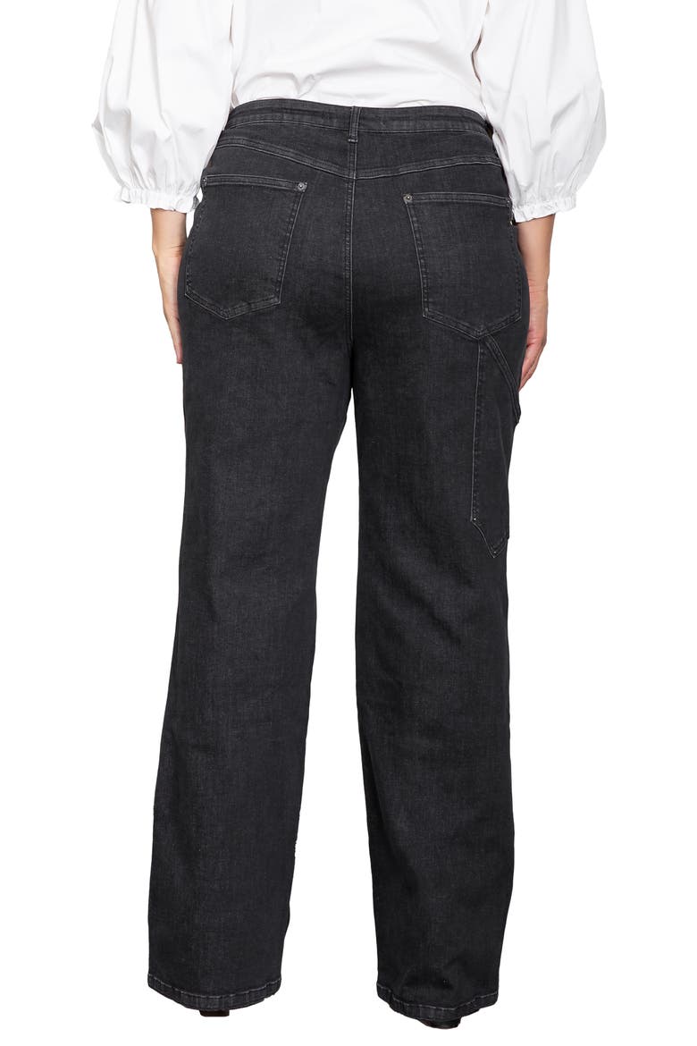 Workwear High Waist Jeans, Alternate, color, RINSE BLACK