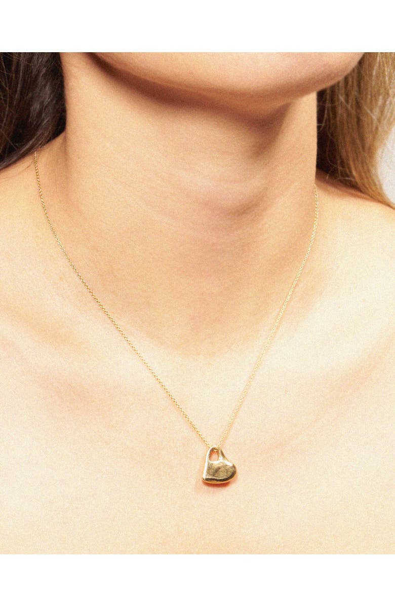 Odette New York Apolline Necklace, Alternate, color, Brass