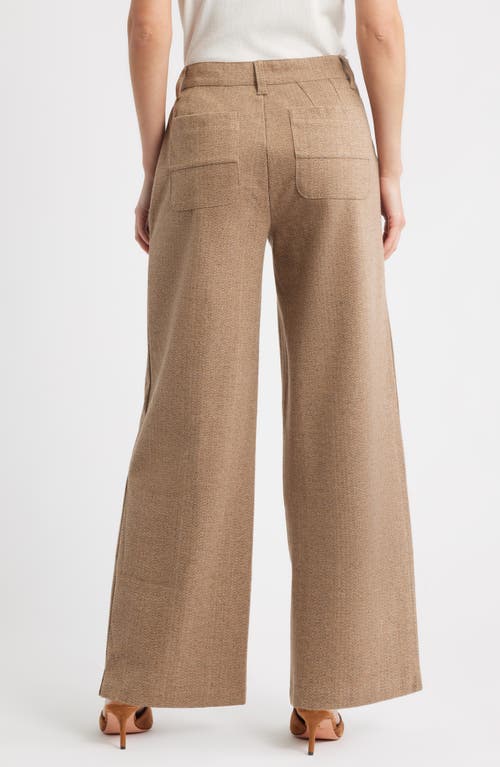 Wit & Wisdom Whitney Skyrise Wide Leg Pants In Brown