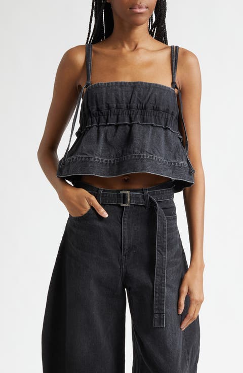 Crop Denim Camisole