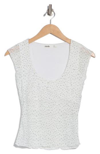 Elodie Ditsy Cap Sleeve Top