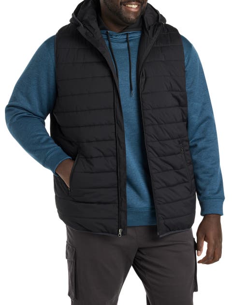 Big 
Tall Hooded Puffer Vest