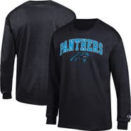 Champion Men's Champion Black Carolina Panthers Arch Over Logo Long Sleeve T-Shirt