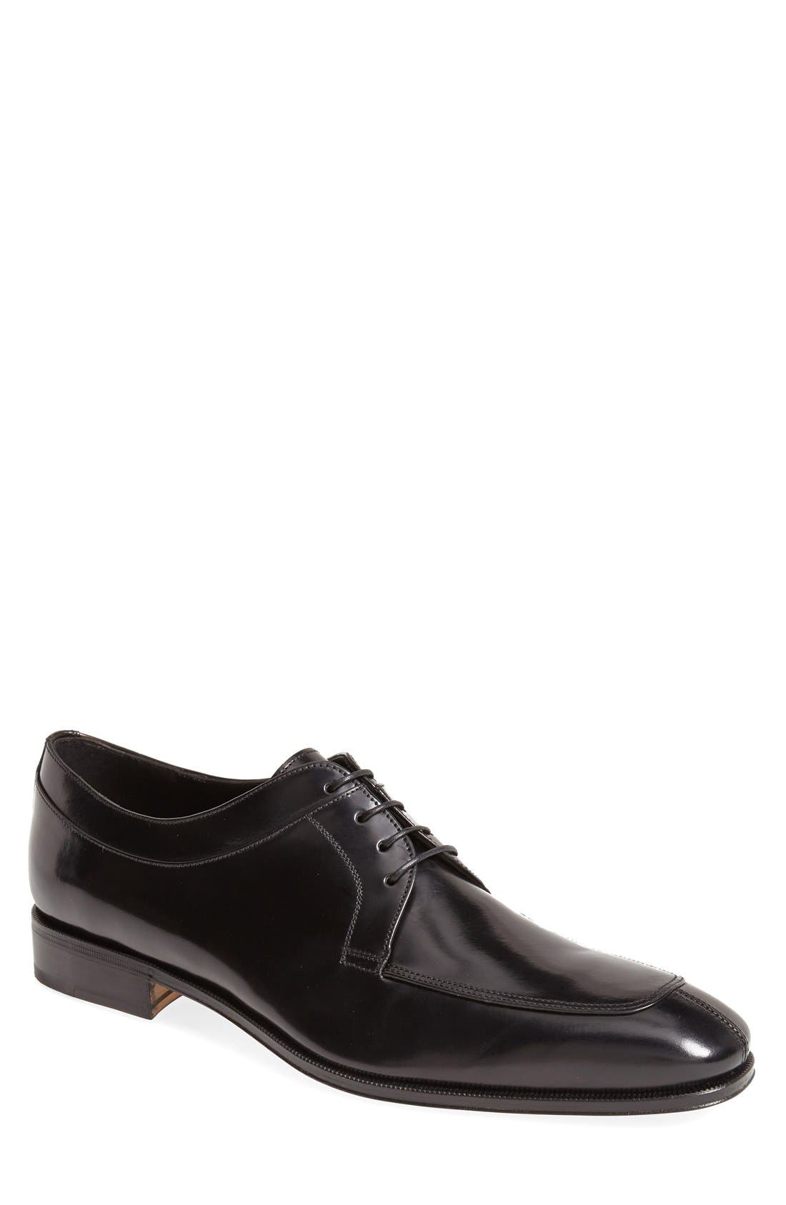 Salvatore Ferragamo 'Lanier' Oxford, Main, color, BLACK CALF