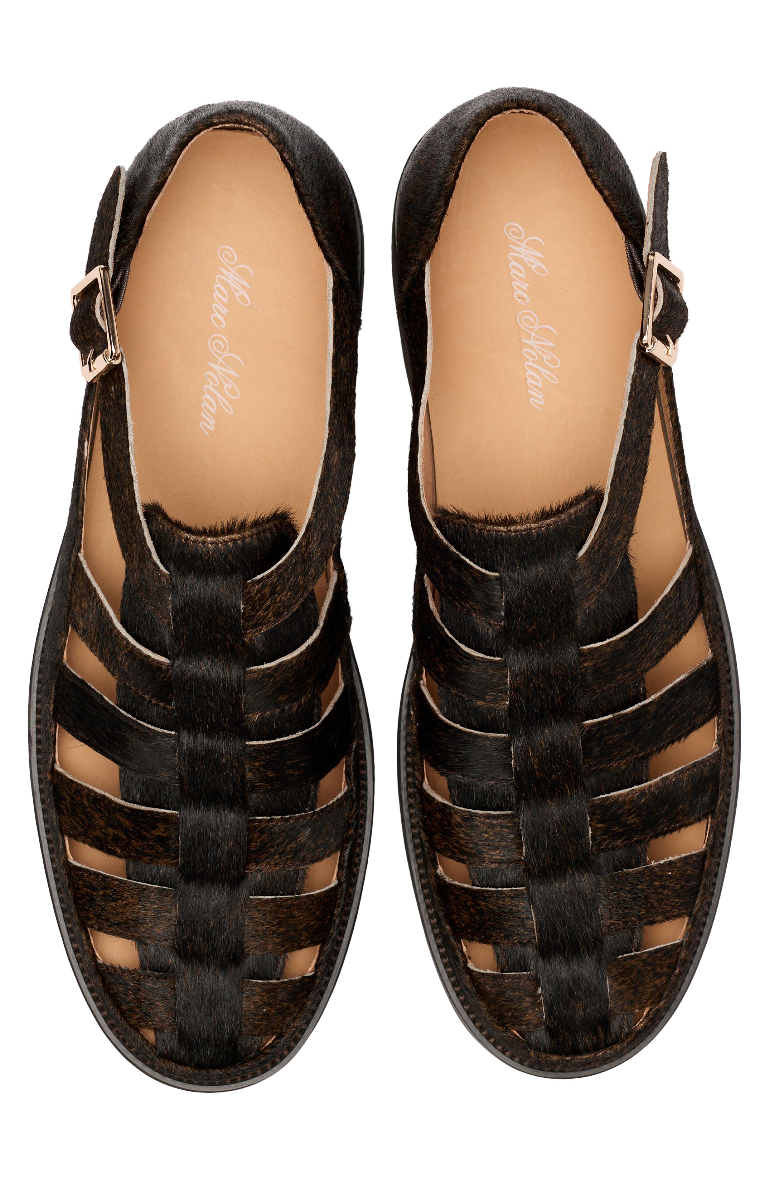 MARC NOLAN Magellan Fisherman Sandal, Alternate, color, Brown Horse