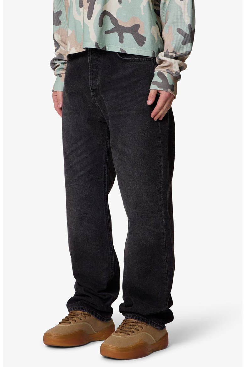 Baggy Denim Jeans, Alternate, color, WESTERN BLACK