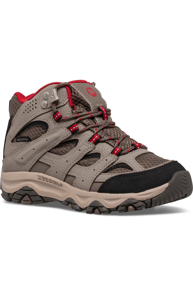 Merrell Kids' Moab 3 Waterproof Mid Hiking Shoe, Main, color,