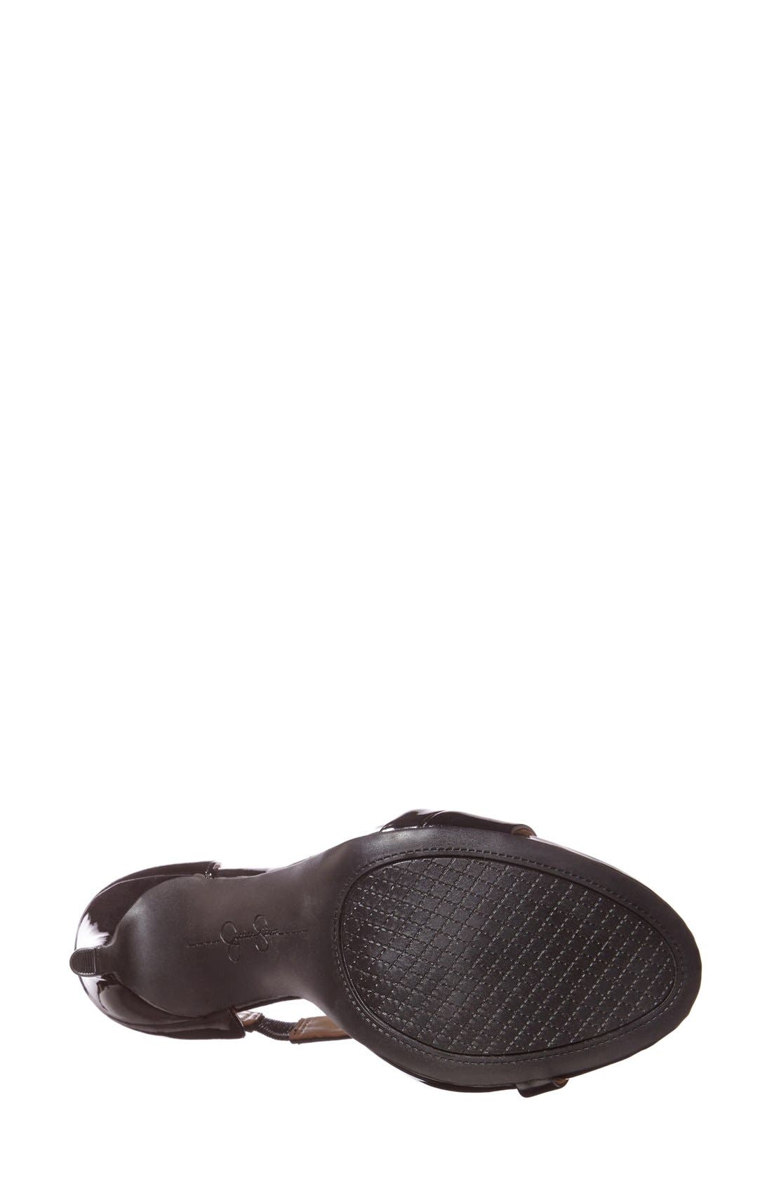 Jessica Simpson 'Rayli' Patent Ankle Strap Sandal, Alternate, color, 