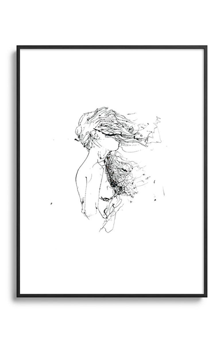 Deny Designs Val Framed Art Print, Main, color,