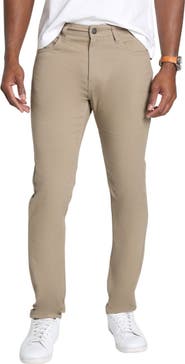 JACHS Straight Leg Stretch-Pocket Pants