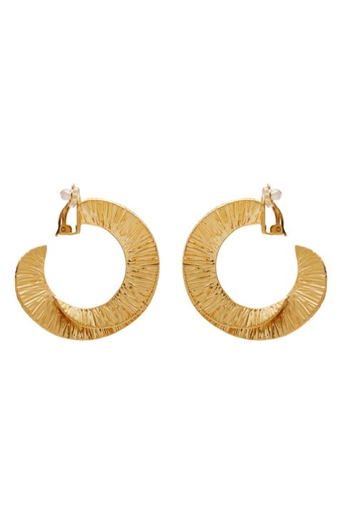 Ren Large Clip-On Earrings