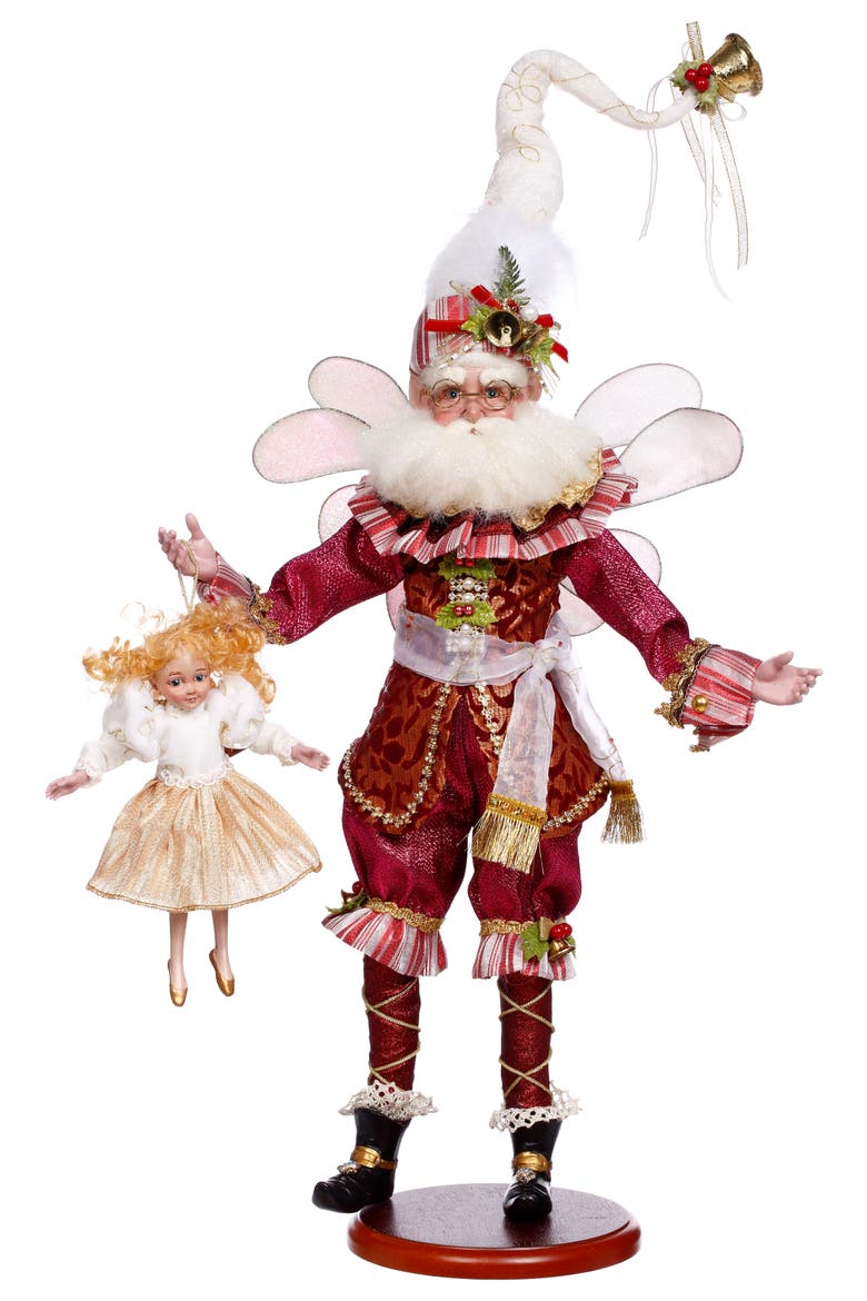 Nine Ladies Dancing Fairy on Base, Main, color, Burgundy