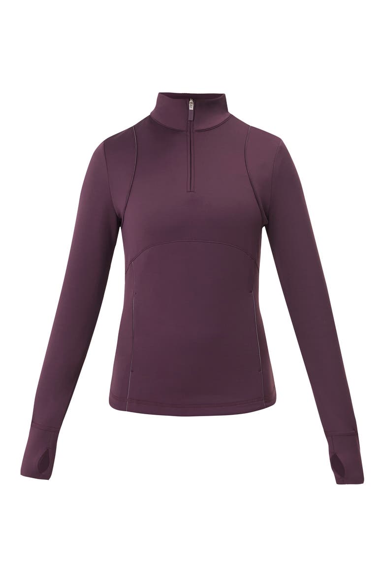Therma Midlayer Half Zip Jacket, Alternate, color, NEPTUNE PURPLE